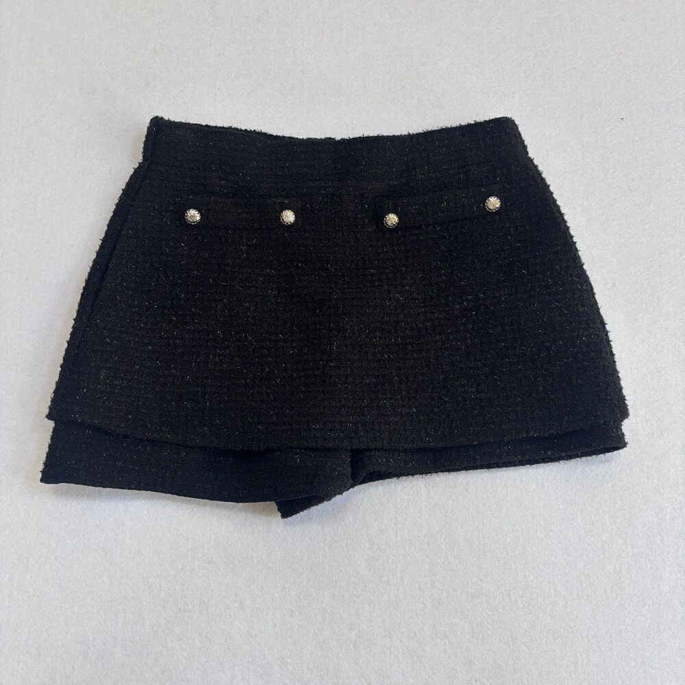 Maje Vateau Cropped Tweed Jacket & Skort Set Women's 38 US M Preppy Old Money - Picture 6 of 14